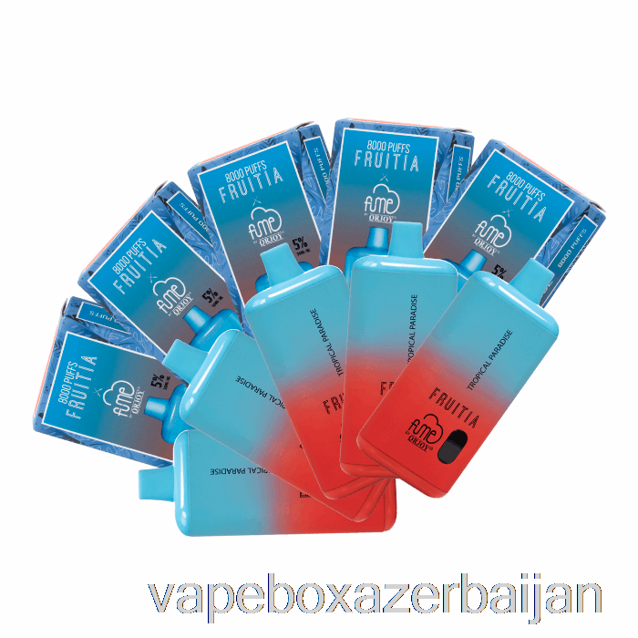 Vape Azerbaijan [10-Pack] Fruitia x Fume 8000 Disposable